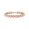 Darling rose gold pink crystal bracelet