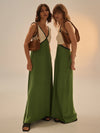 THE NAOMI DRESS- BOTTLE GREEN