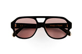 LE STYLE/ GLOSS BLACK - PINK LENS