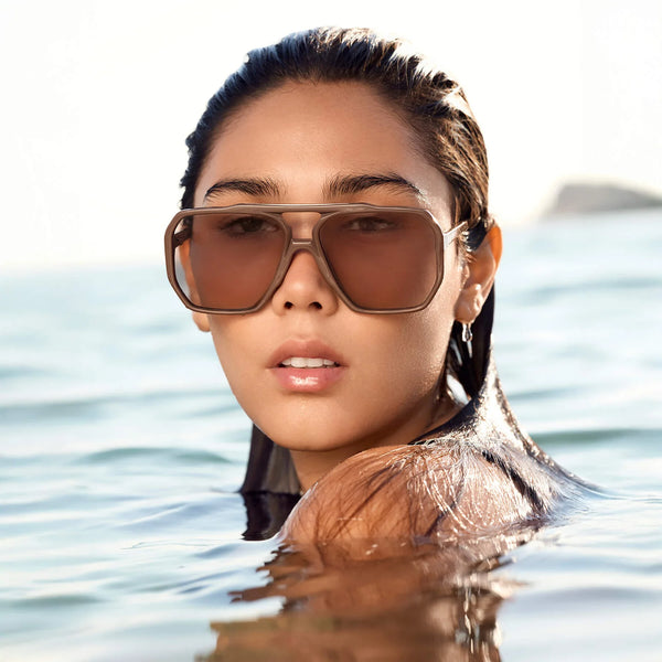 Rodeo- Chocolate w. Gold Metal / Light Brown Lens