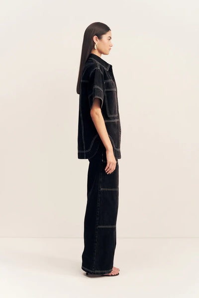 Mercer Short Sleeve Shirt - Black