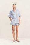 Tommy Linen Short - Sky