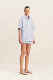 Tommy Linen Shirt - Sky