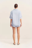 Tommy Linen Short - Sky