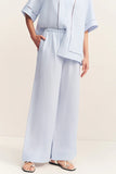 Tommy Linen Pant - Sky