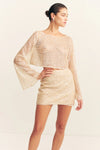 Everly Long Sleeve Top - Macadamia
