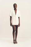 Felix Short Sleeve Blazer - Coconut