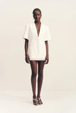 Felix Short Sleeve Blazer - Coconut
