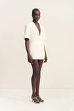 Felix Short Sleeve Blazer - Coconut