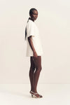 Felix Short Sleeve Blazer - Coconut