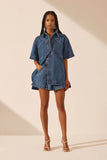 Raquel High Waisted Flared Short