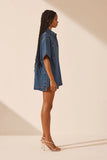 Raquel High Waisted Flared Short