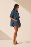 Raquel High Waisted Flared Short