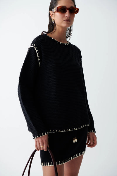 THE TARA COTTON KNIT JUMPER
