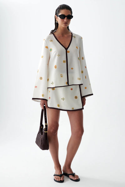 THE MELROSE TENCEL TOP