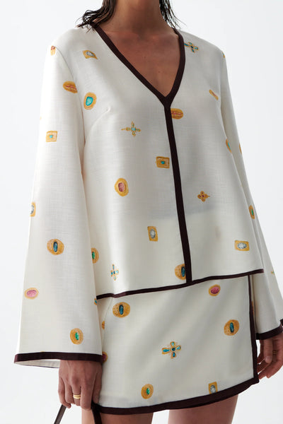 THE MELROSE TENCEL TOP