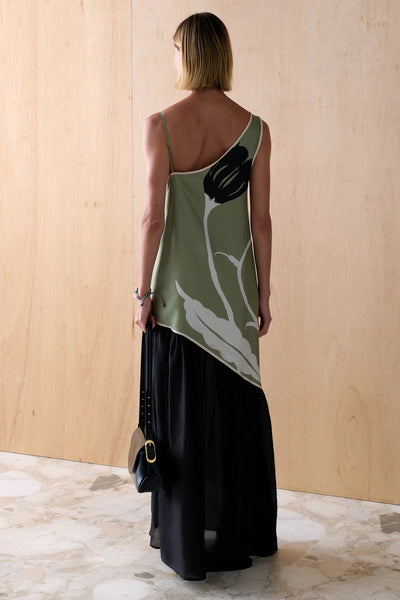 THE MALLORY CUPRO DRESS