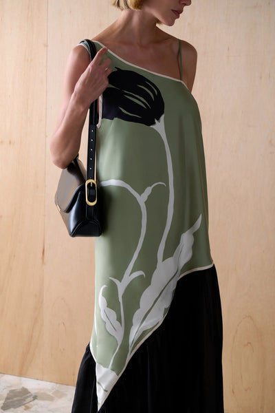 THE MALLORY CUPRO DRESS