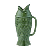 Fin Ceramic Jug 13.5x11x26cm