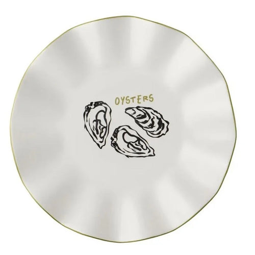 Mangiare Ceramic Platter 32cm Oysters
