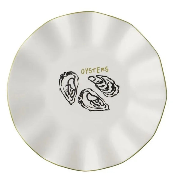 Mangiare Ceramic Platter 32cm Oysters