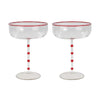 HUDSON S/2 COUPE GLASS CL/RED