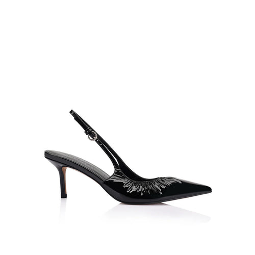 Charlotte Pump Black Patent