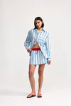 INDI SKIRT BLITHE CHERRY STRIPE