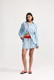 INDI SKIRT BLITHE CHERRY STRIPE