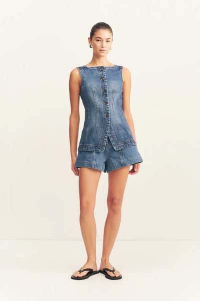 Raquel Vest - Vintage Blue