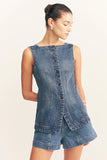Raquel Vest - Vintage Blue