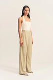 Wiley High Waisted Pant - Putty