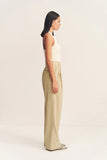 Wiley High Waisted Pant - Putty