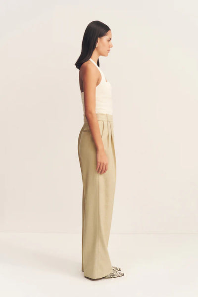 Wiley High Waisted Pant - Putty