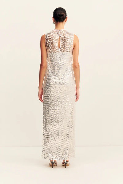 Asteri High Neck Sleeveless Maxi Dress