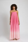 BLOOM MAXI DRESS - PINK FADE