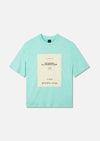 FULL OUT TEE IN AQUA