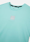 CROSSOVER AIR FORM TEE IN AQUA