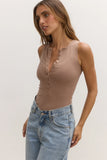 AURORA BODYSUIT - MACCHIATO