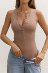 AURORA BODYSUIT - MACCHIATO