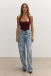 KARLITA BODYSUIT - PLUM
