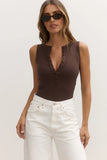 AURORA BODYSUIT - CHOCOLATE