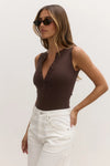 AURORA BODYSUIT - CHOCOLATE