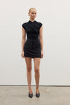 AMRITA SLEEVELESS BODYSUIT - SHADOW