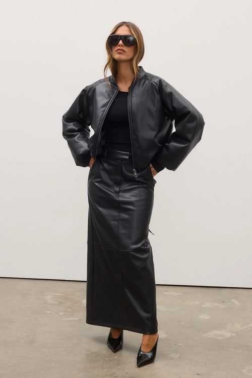 CECI BOMBER - BLACK