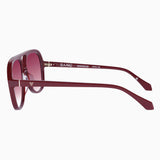 Bang- Burgundy w. Gold Metal / Rose Gradient Lens