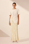 Medina Bias Cut Maxi Skirt