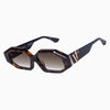 Genesis- Dark Amber Tort, Black Temple w. Gold Metal / Brown Gradient Lens