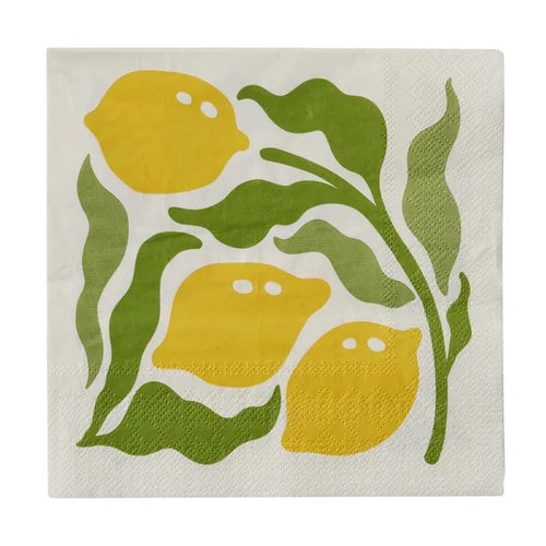 Napkin Lemons 20pk