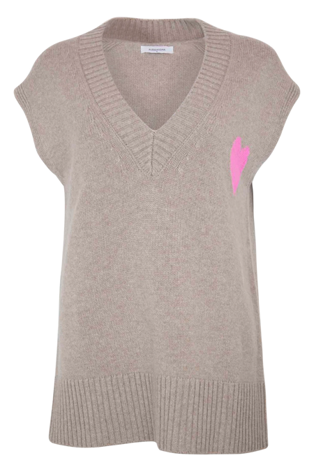 Milkshake Sweater- Navy/Pale Pink